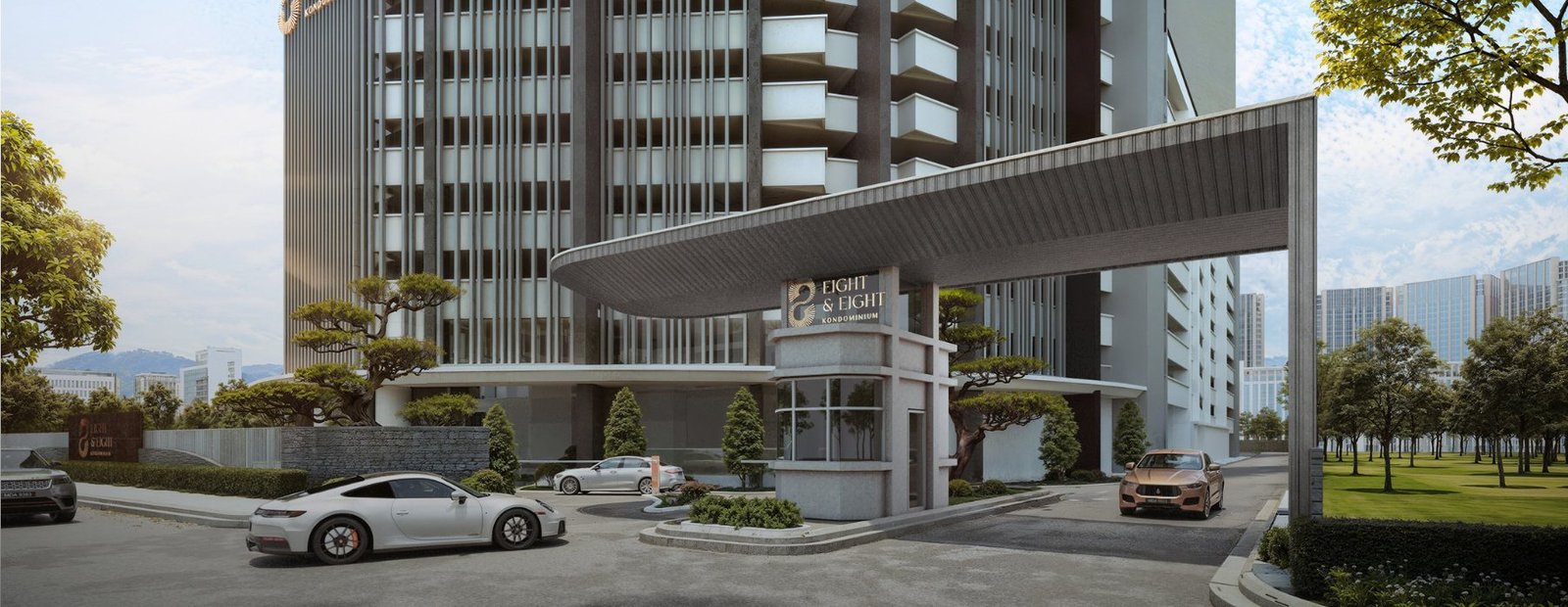 Eight and Eight Condominium arrival, artist impression