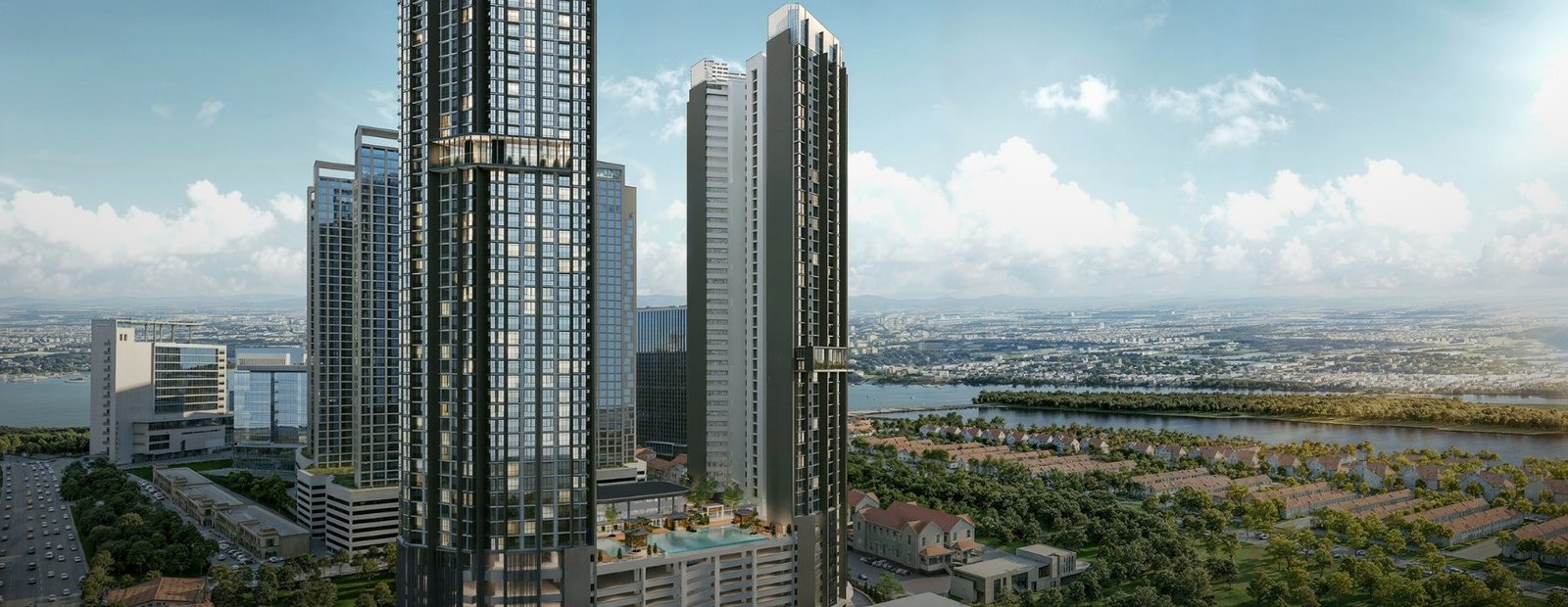 Eight and Eight Condominium towers, Tanjung Tokong, artist impression