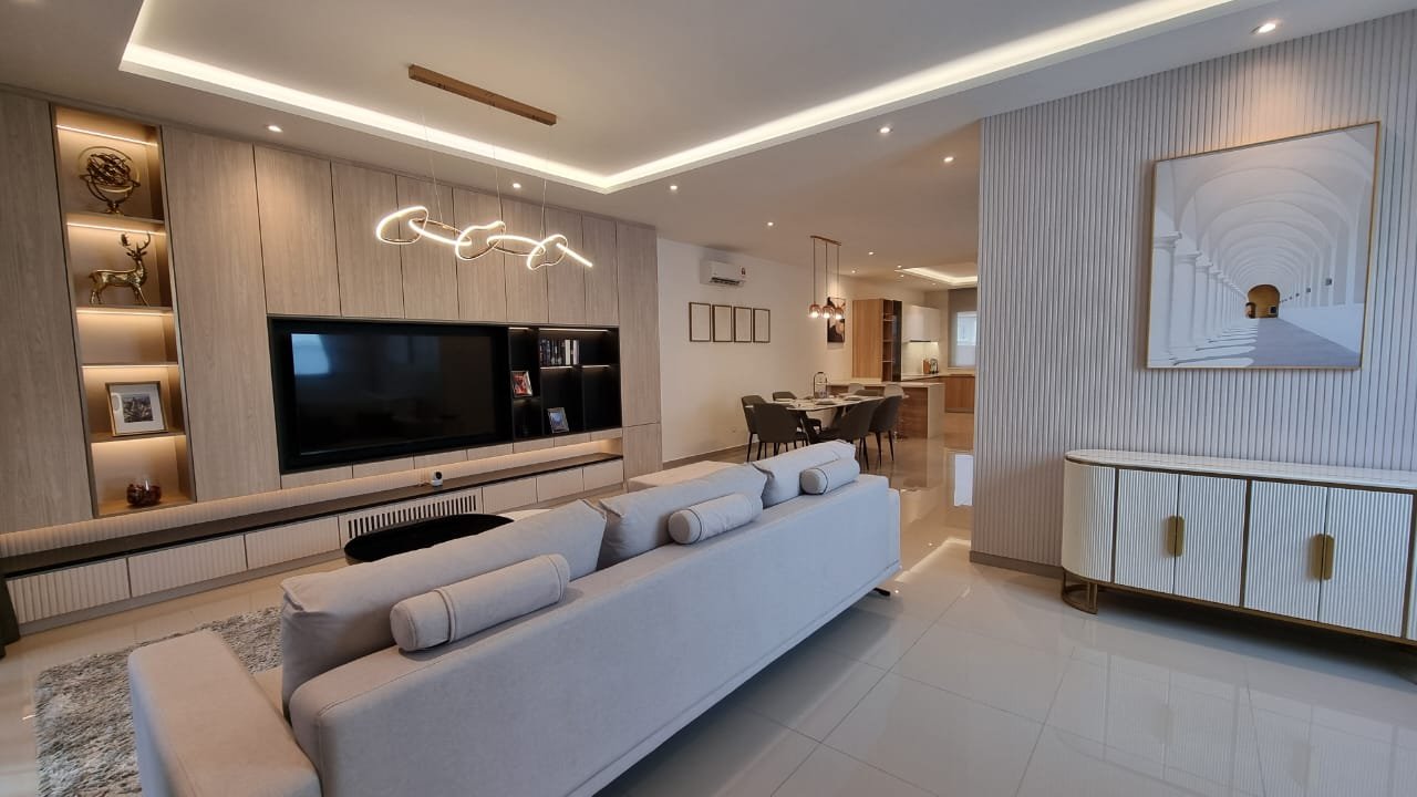 Ferringhi Hills show house living room